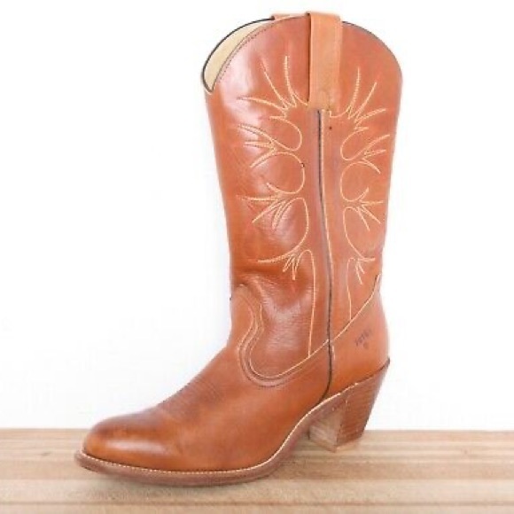Frye Cowboy Tall Boots #7 - Picture 4 of 13